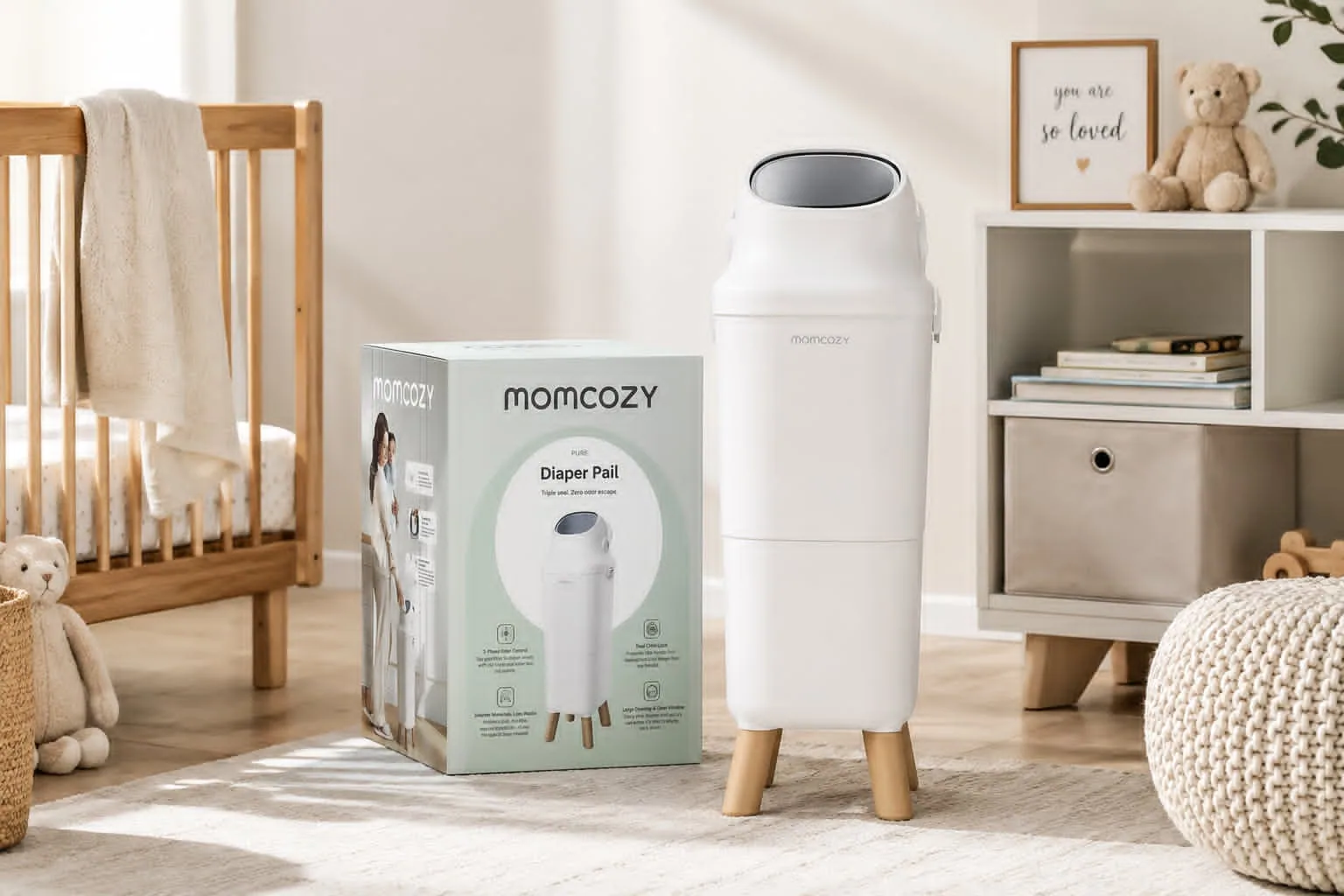 Why Momcozy Diaper Pail with Patented Triple-Seal Odor Is Gaining Attention