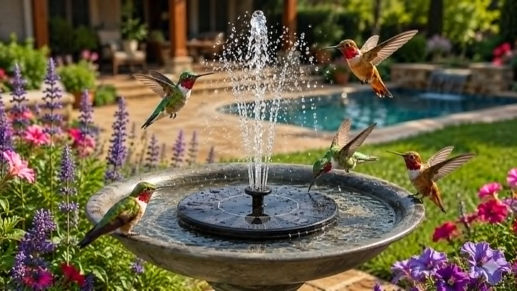 What Makes the Yeomi Solar Fountain a Good Choice for Backyard Water Features