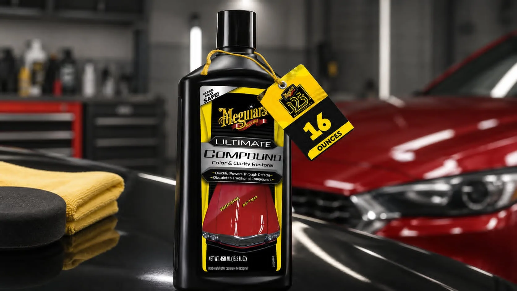 How Meguiar's Ultimate Compound Pro-Grade Car Scratch Remover Restores Dull Paint