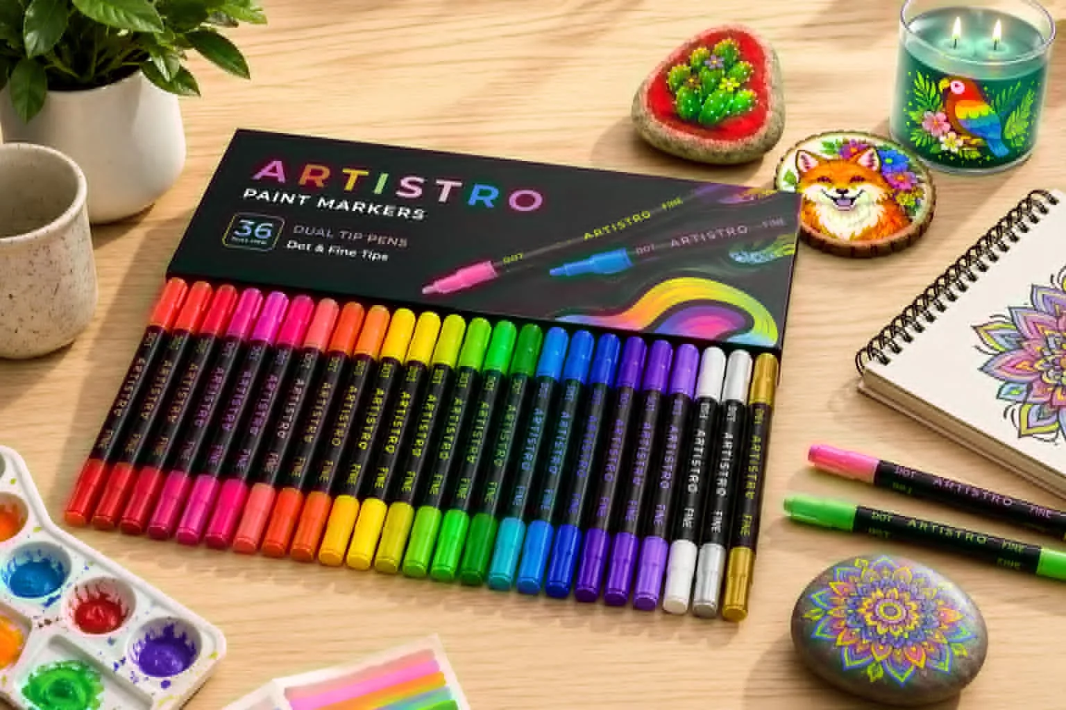 What Makes ARTISTRO 36 Fine Tips Paint Markers a Favorite for DIY Projects