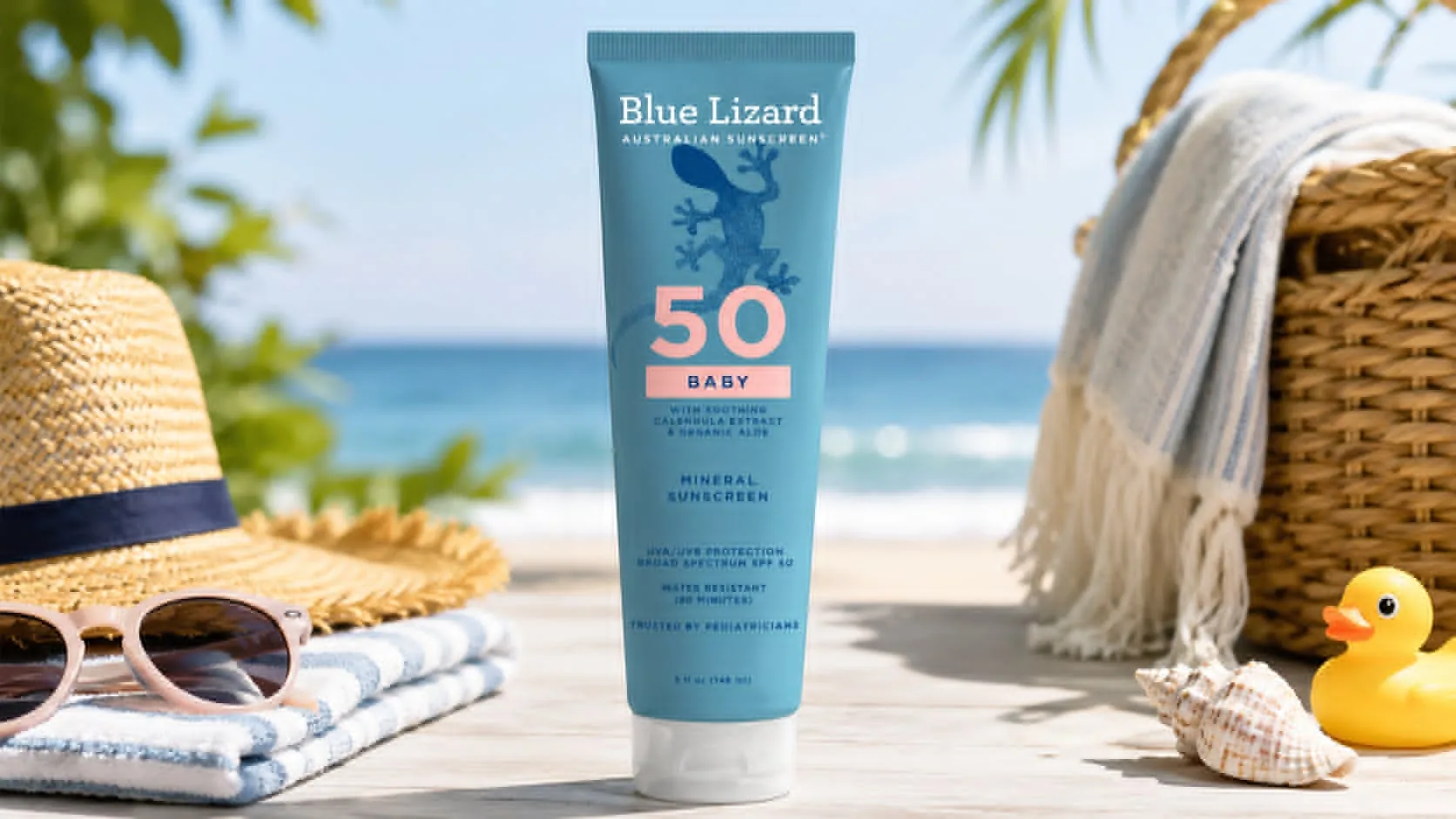 How Blue Lizard BABY Mineral Sunscreen SPF 50+ Protects Delicate Skin