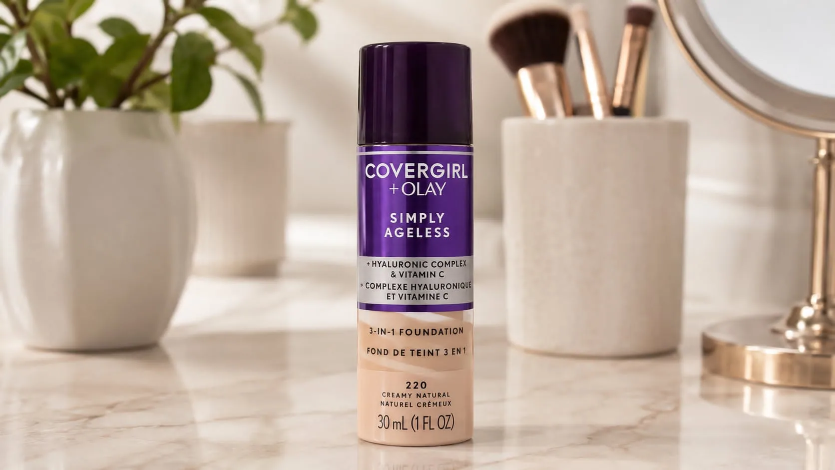 How COVERGIRL & Olay Simply Ageless 3-in-1 Liquid Foundation Combines Makeup and Skincare