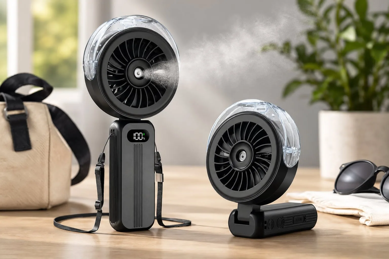 How the Otlonpe Handheld Misting Fan Helps You Stay Cool on Hot Days