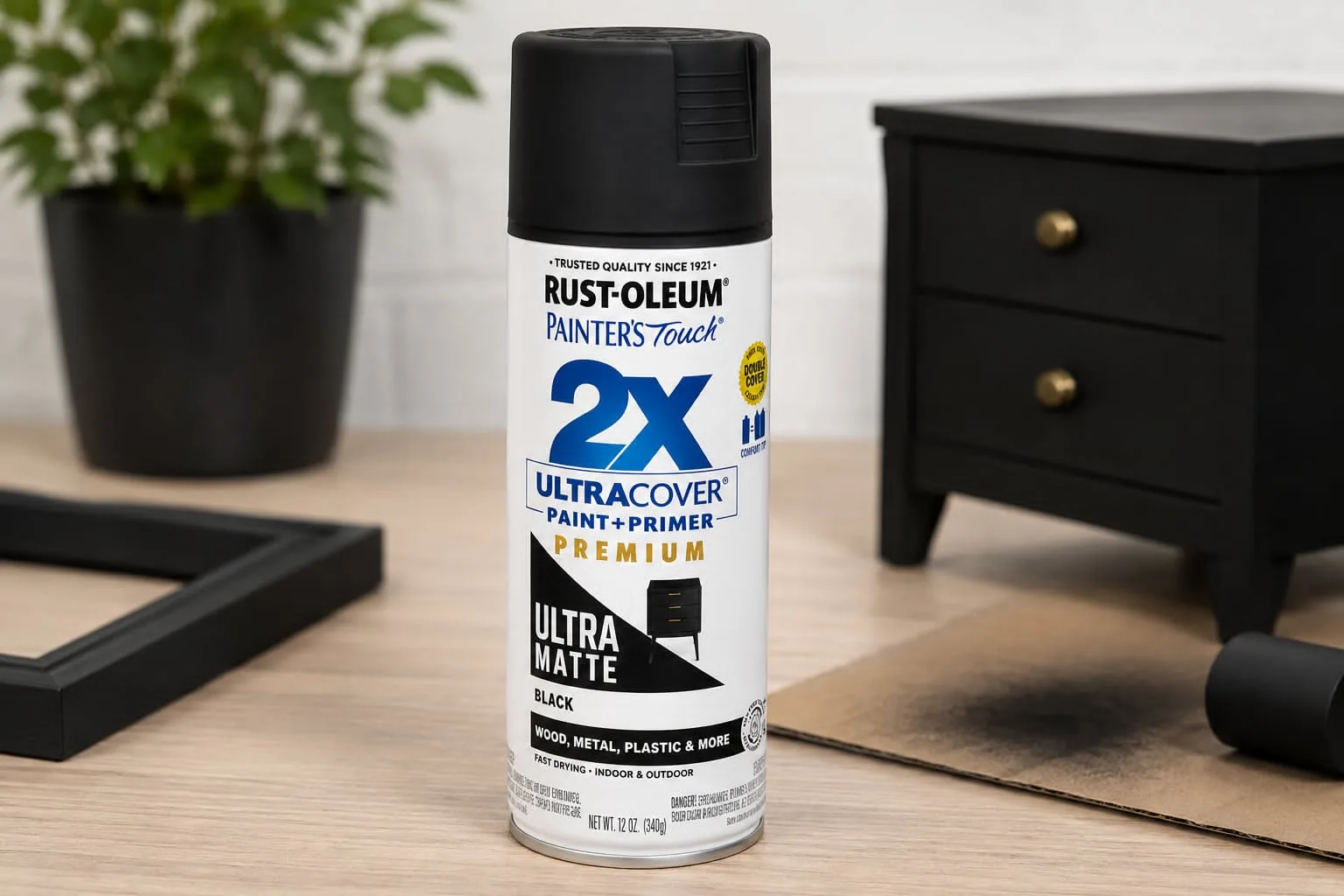 How Rust-Oleum Painter's Touch 2X Ultra Cover Spray Paint Delivers Excellent Coverage