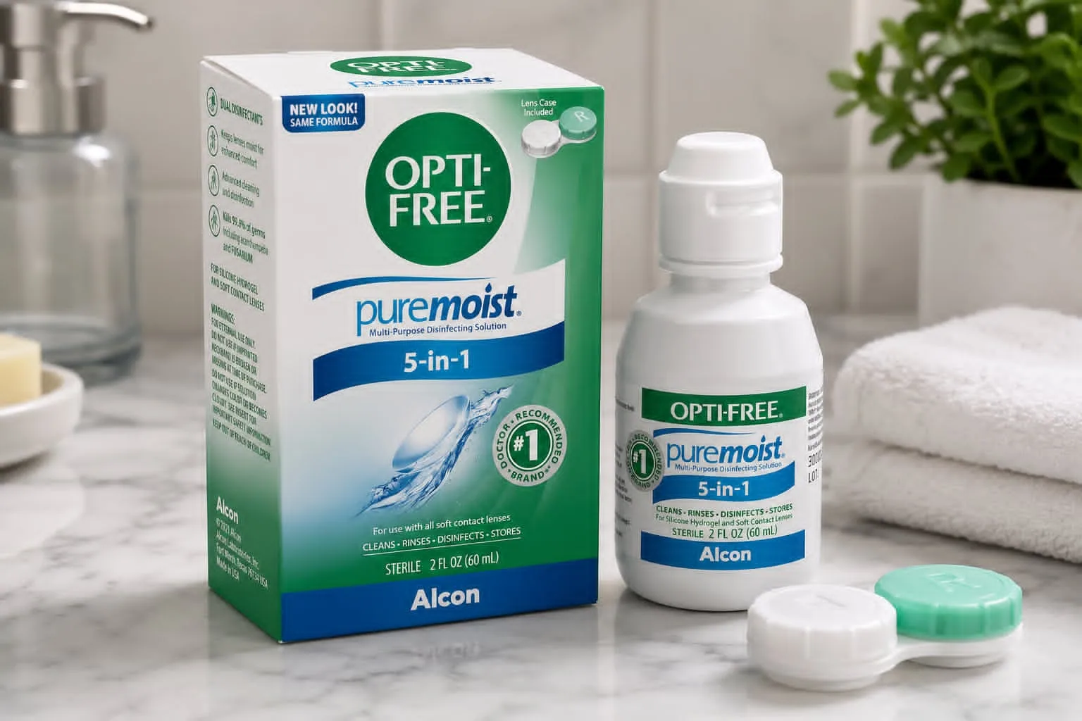 How Opti-Free Puremoist Multi-Purpose Contact Lens Disinfecting Solution Helps Keep Lenses Fresh All Day