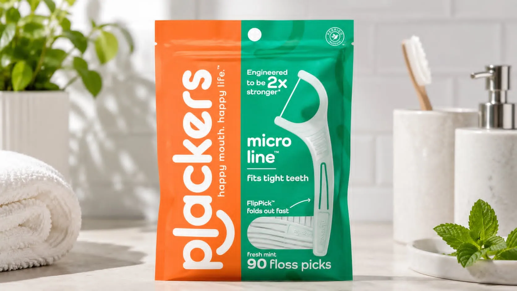 How PLACKERS Micro Mint Dental Flossers Make Cleaning Between Teeth Easier